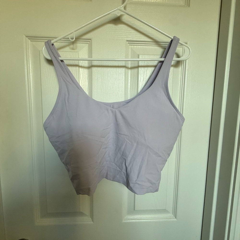 Lavender Align Cropped Tank Top